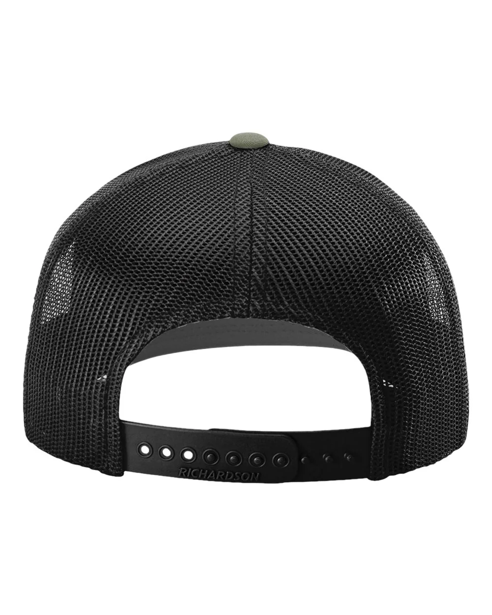 American Flag Patch Trucker Hat (LODEN/BLACK) - Image 2