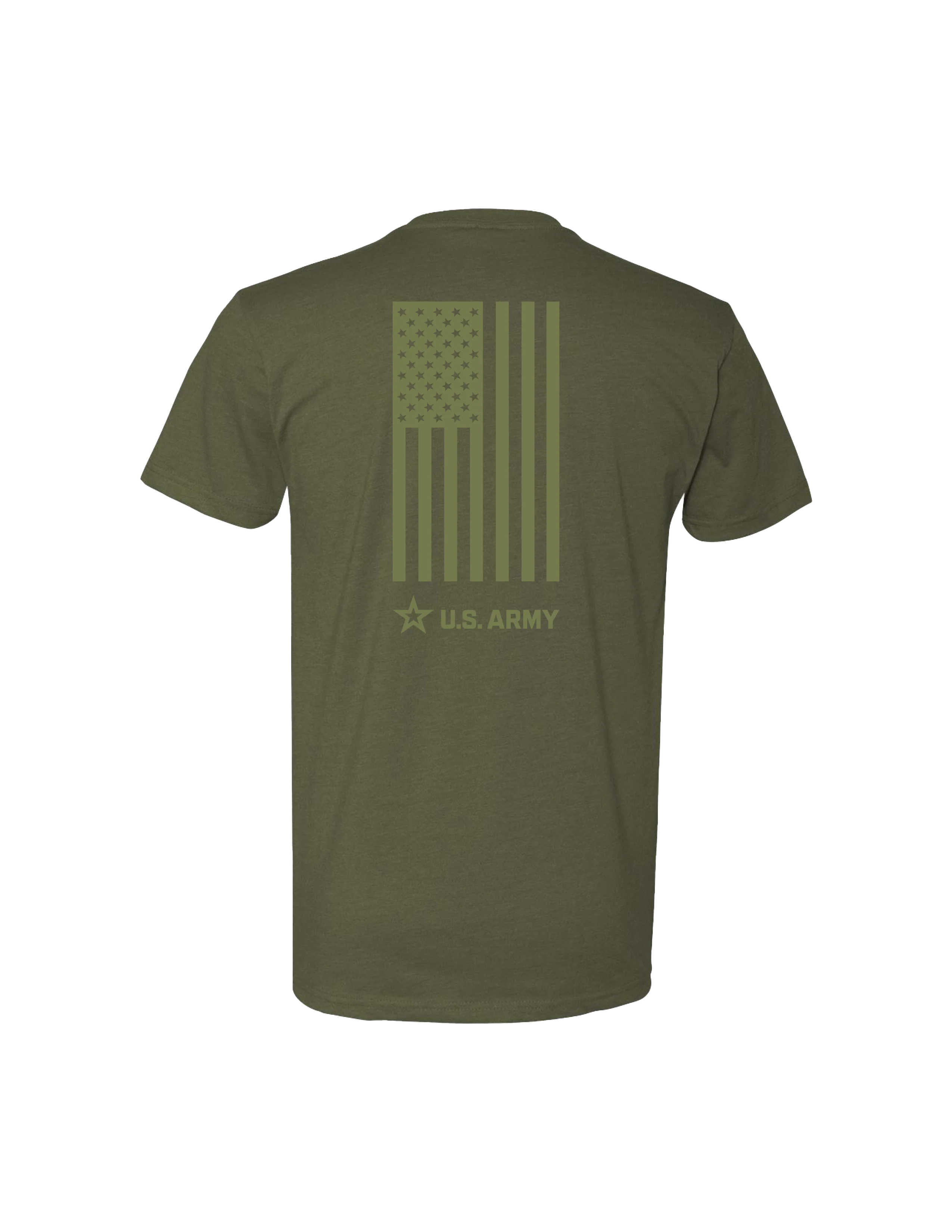 Army Flag T-Shirt (Military Green) - Image 2