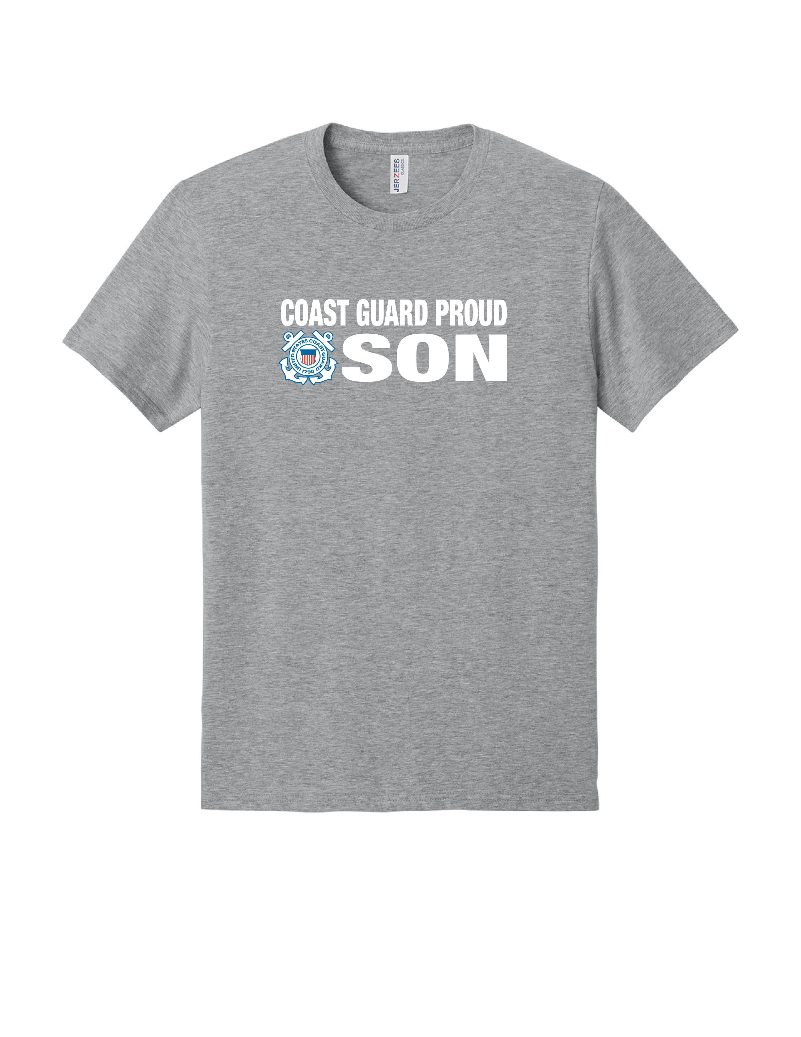 Coast Guard Proud Son Graphic Tee - Athletic Heather