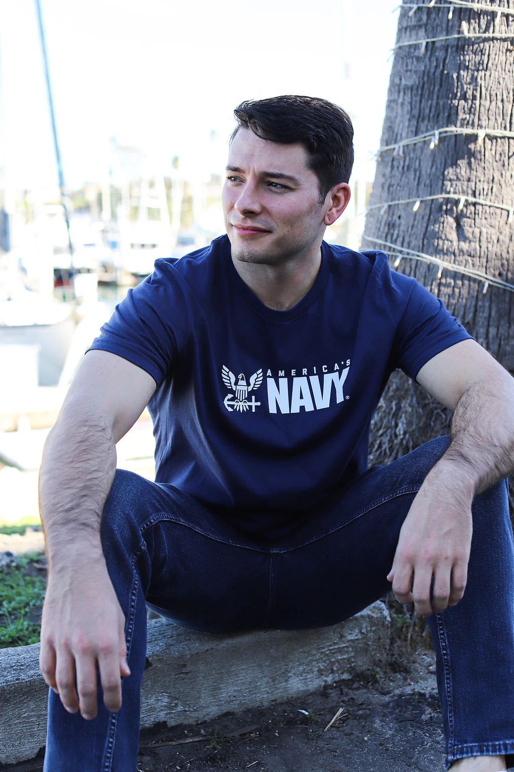 Navy Logo T-Shirt (Navy) - Image 2