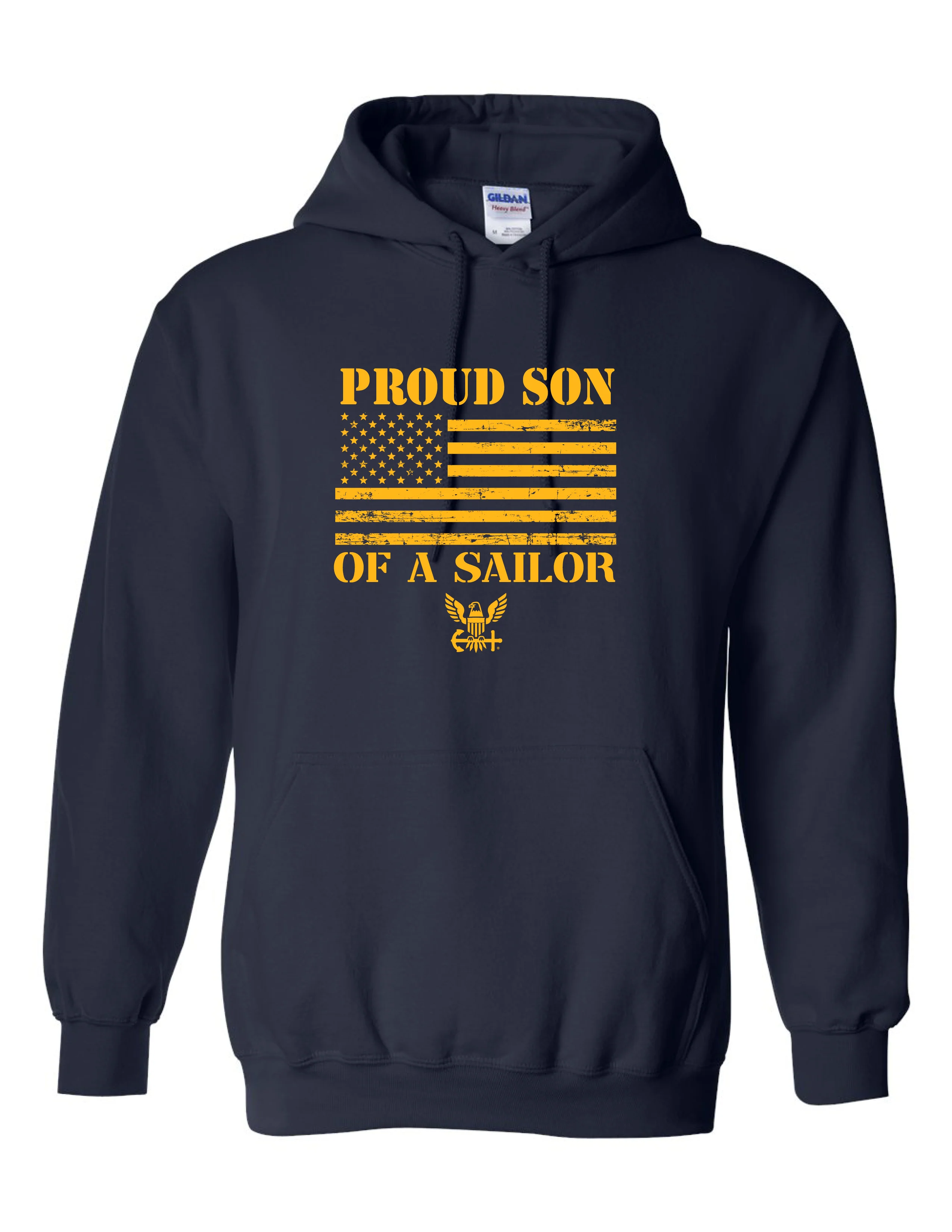 Proud Son of a Sailor Navy Hoodie (Navy)