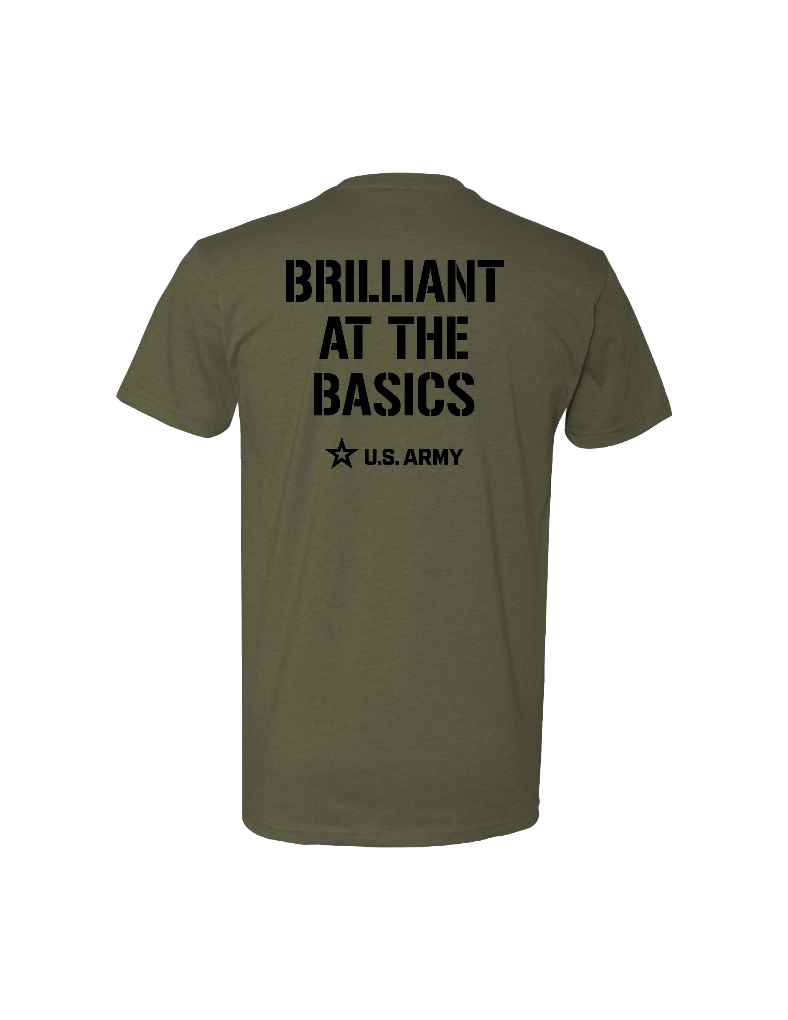 U.S. Army Brilliant at the Basics T-Shirt (Military Green) - Image 2