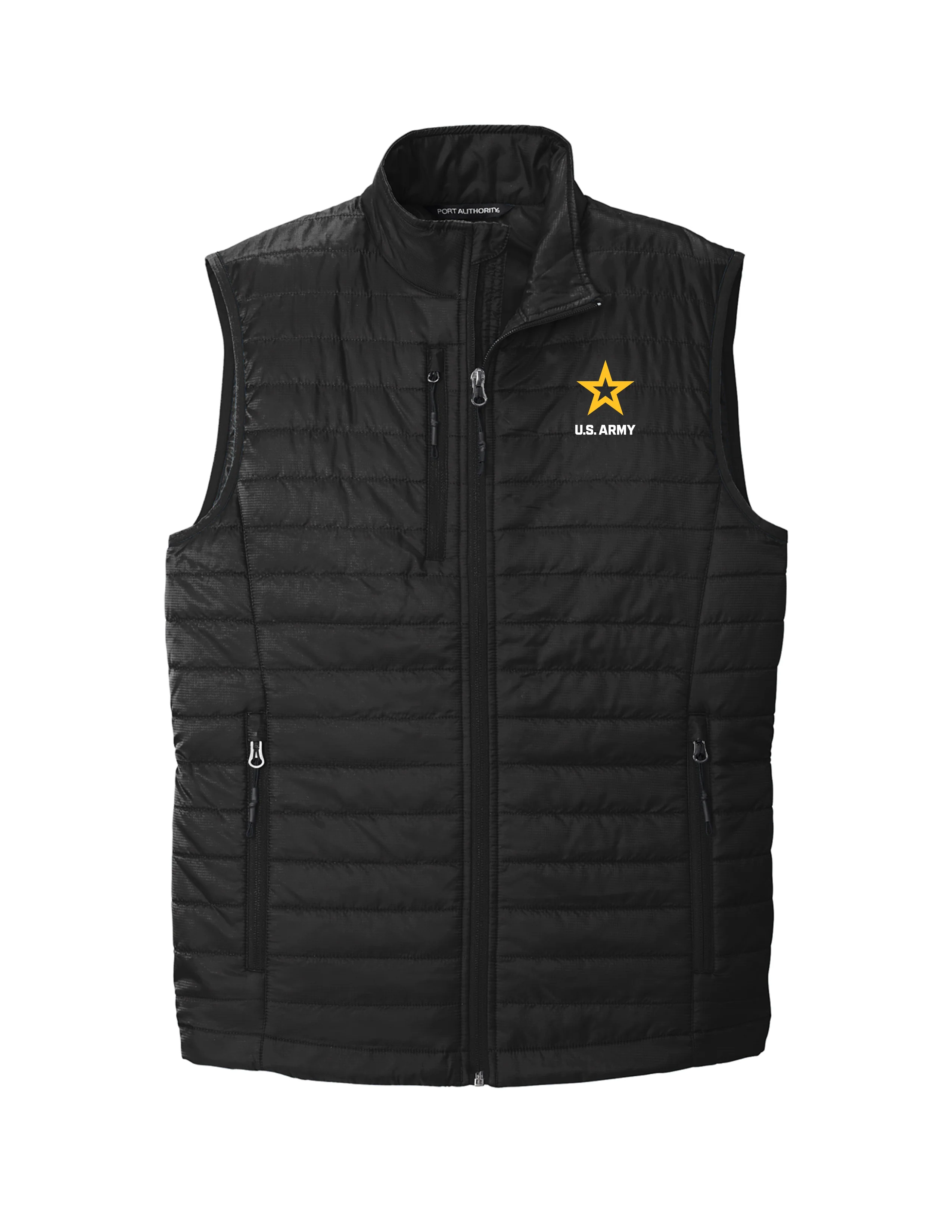 U.S. Army Packable Puffy Vest MENS (Black)