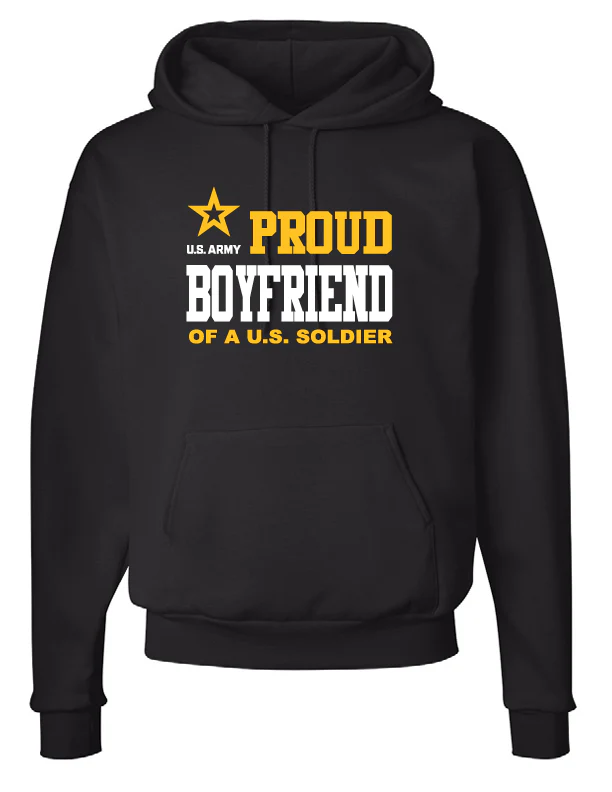 U.S. Army Proud Boyfriend Hoodie (Black)