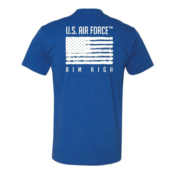 U.S. Air Force Aim High T-Shirt (Blue) - Image 2